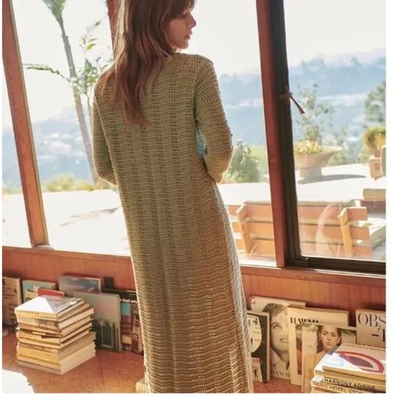 NWOT Free People Beach Landry Fauxchet Cardigan Duster - Picture 4 of 4